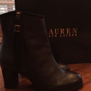 Black Ralph Lauren Short Boots